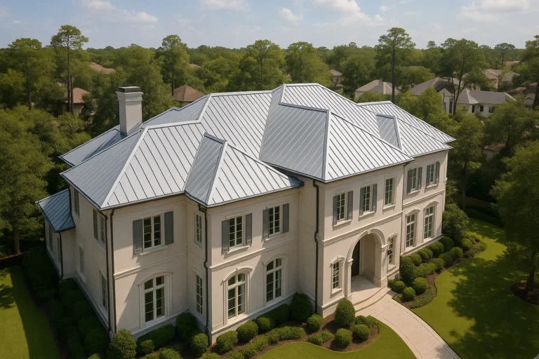 Standing seam metal roof Houston